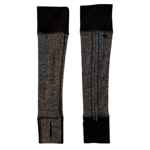 Lululemon grey and black running sleeves - women’s one size
